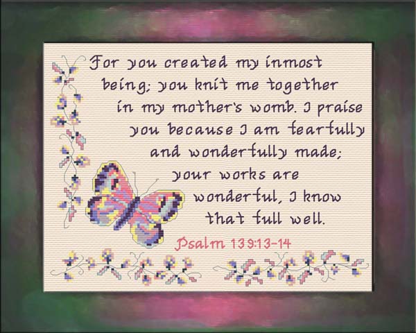 Wonderfully Made - Psalm 139:13-14